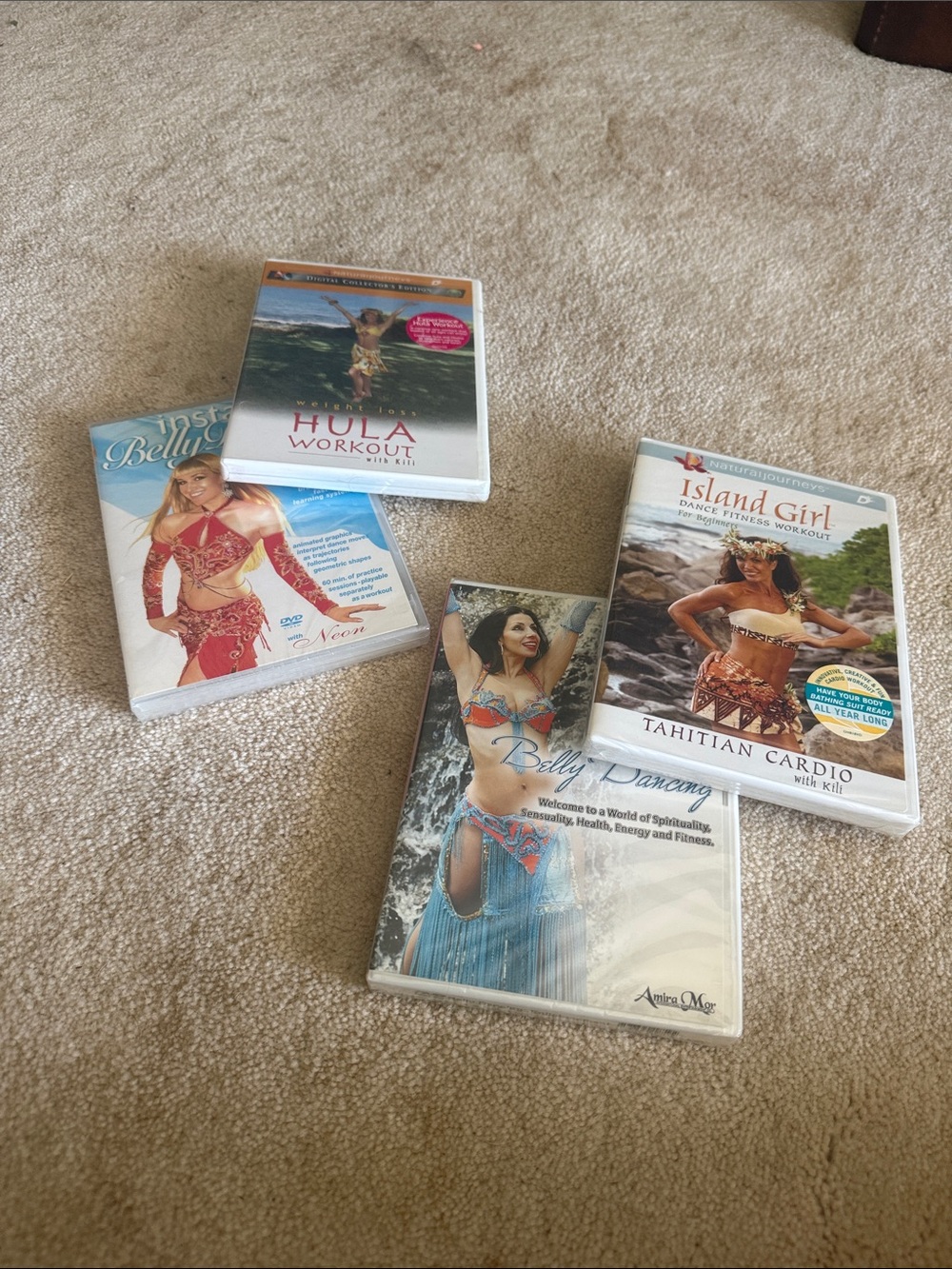 Belly Dance & Hula Workout DVD Bundle - Tropical Dance Fitness